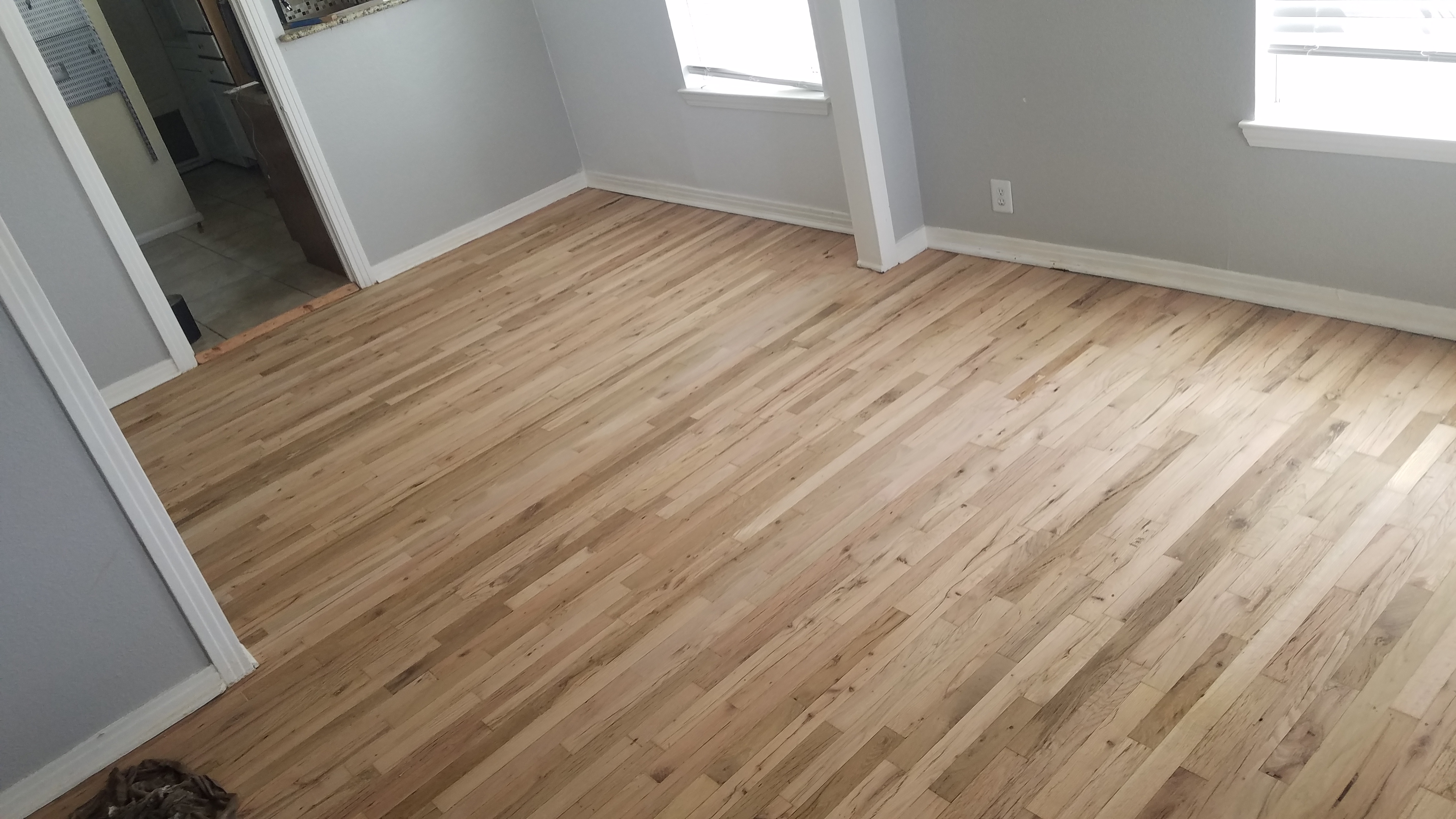 During: single floor restoration