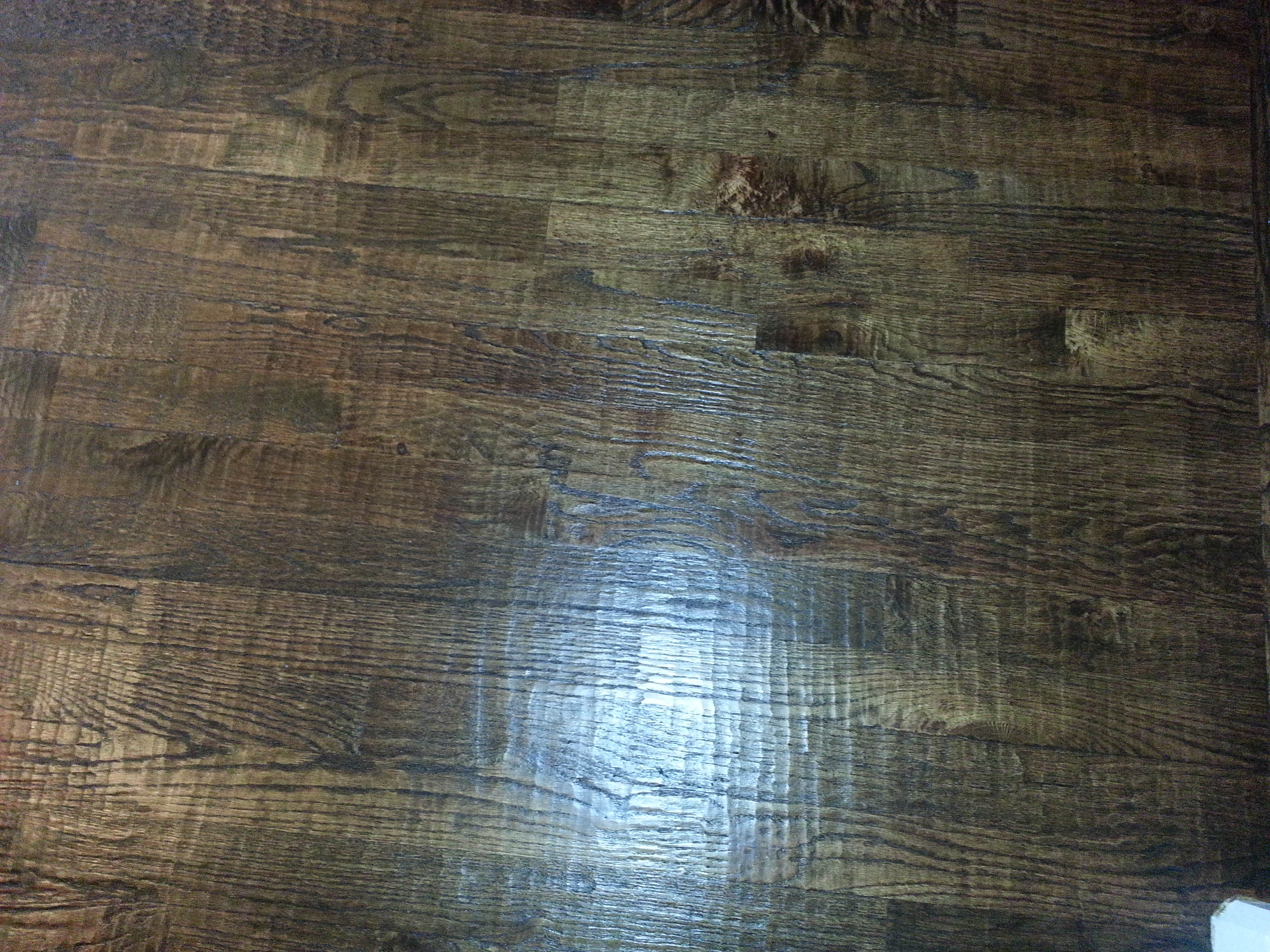 Cross-scraped floor — hand finished