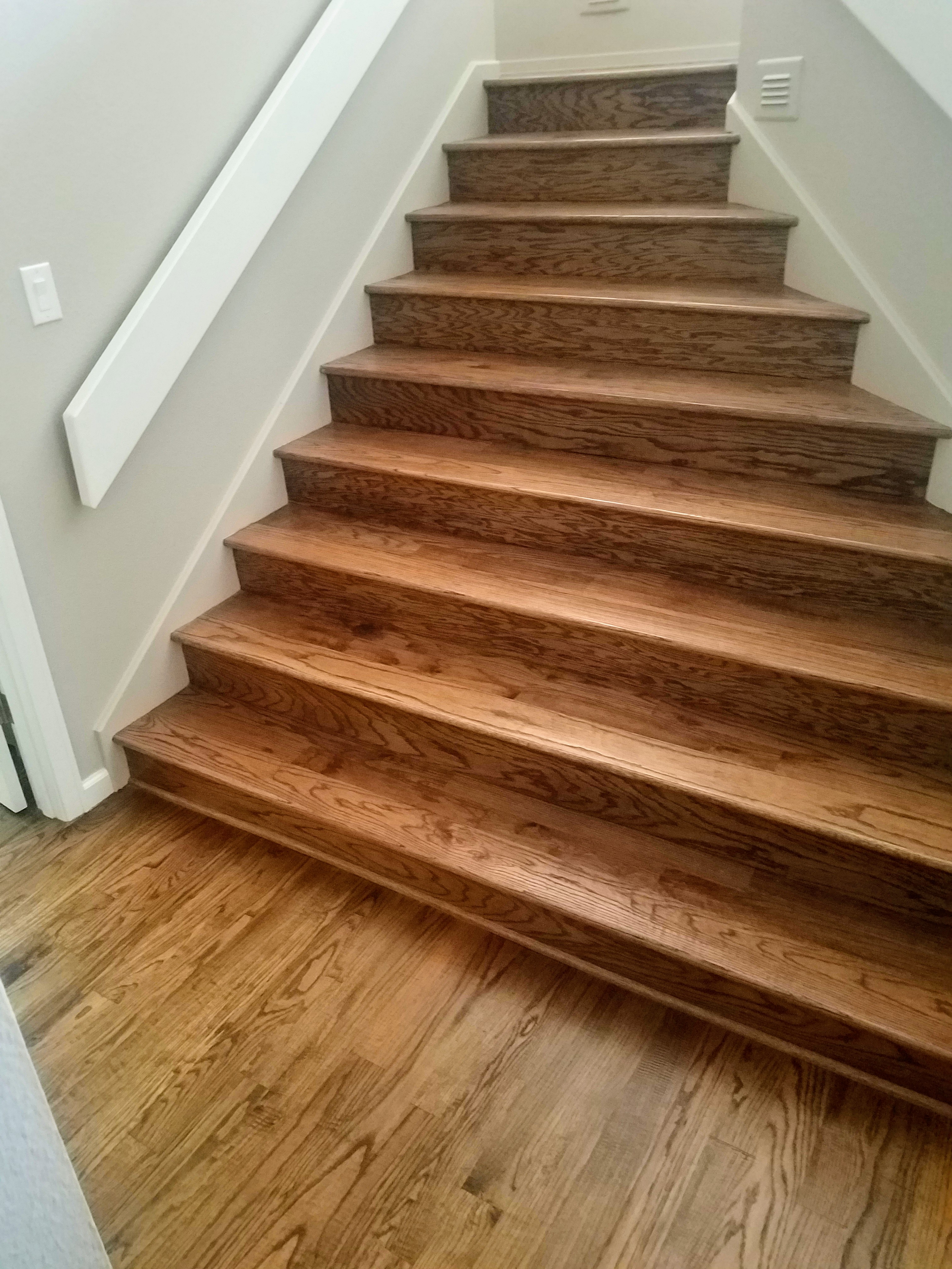 Custom stair installation